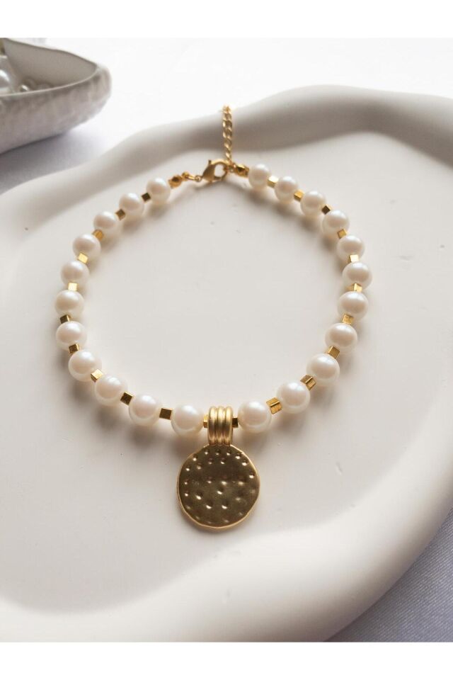 İncili Detay Kedi ve Küçük Irk Köpek Tasması